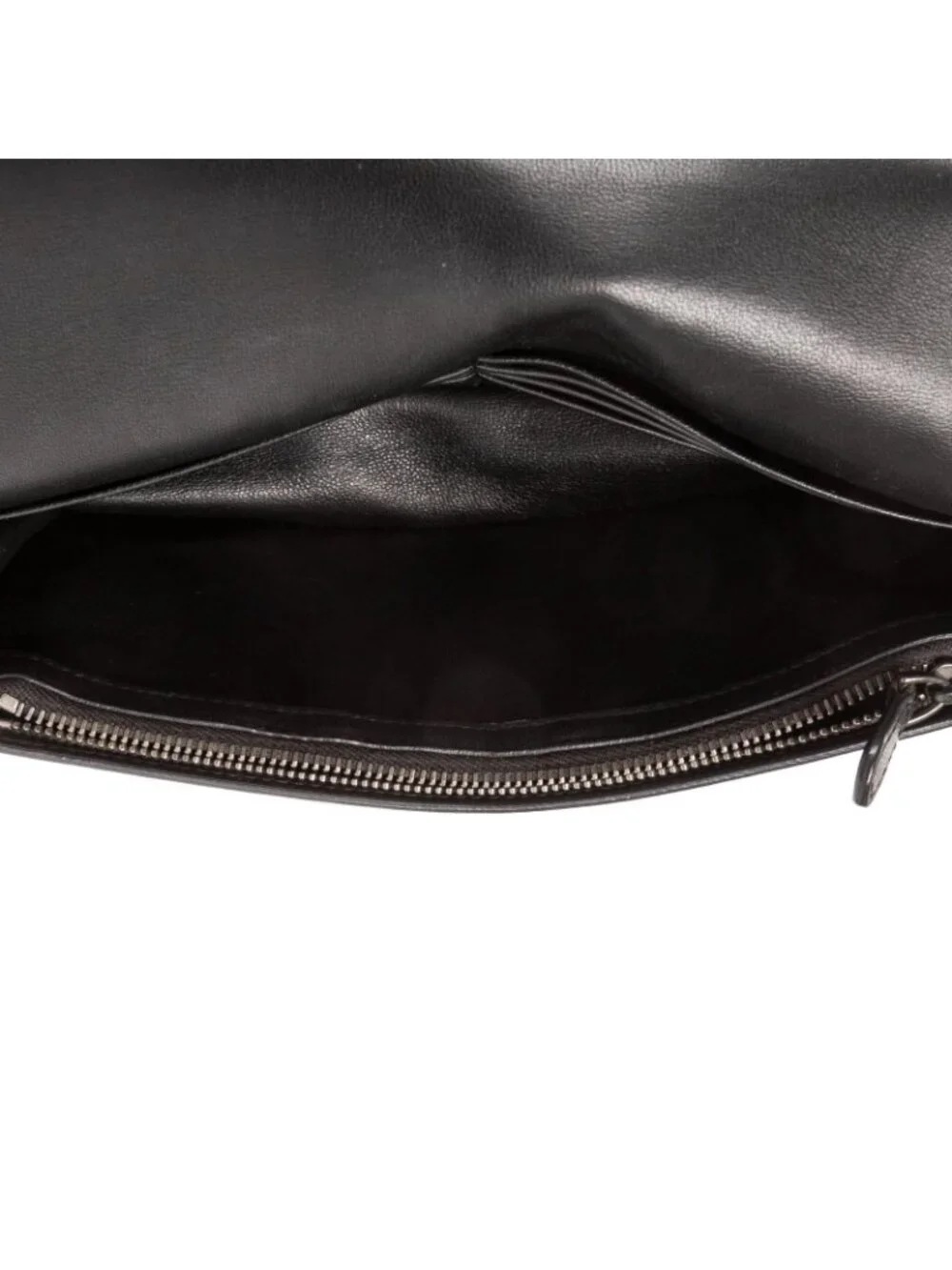 Bottega Venetawallet on Chain Crossbody Black Intrecciato Calfskin Leathera